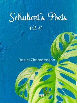 cover image of Schubert's Poets, Volume II